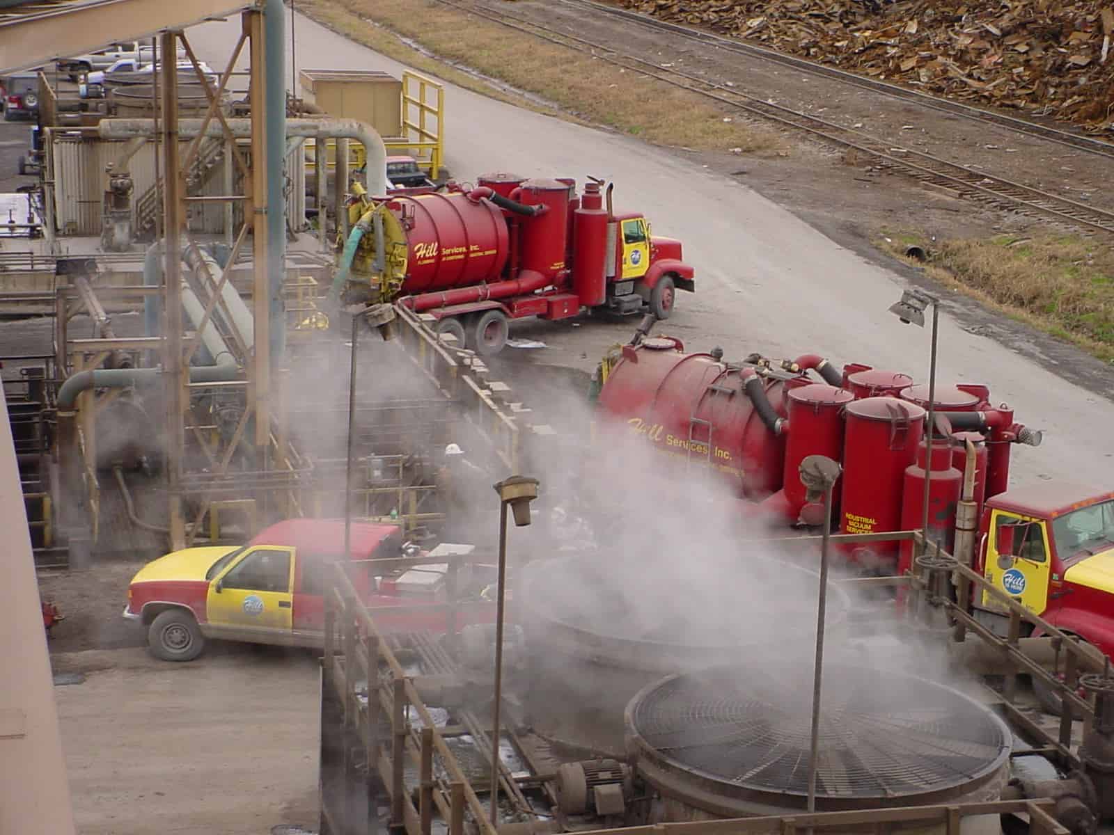 Industrial + Environmental Vacuum Trucks NYS Overhead Scale pit